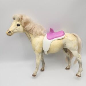 Vintage 1988 Marchon Grand Champion Horse Saddle 6.25" Plastic Toy Figure